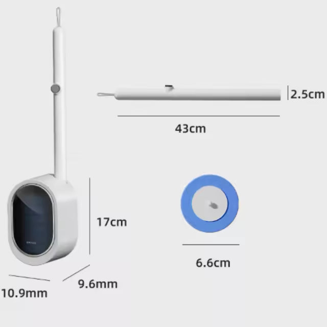 Modern Disposable Toilet Brush Cleaning Kit